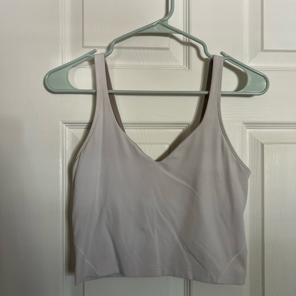 Lululemon White Tank Top